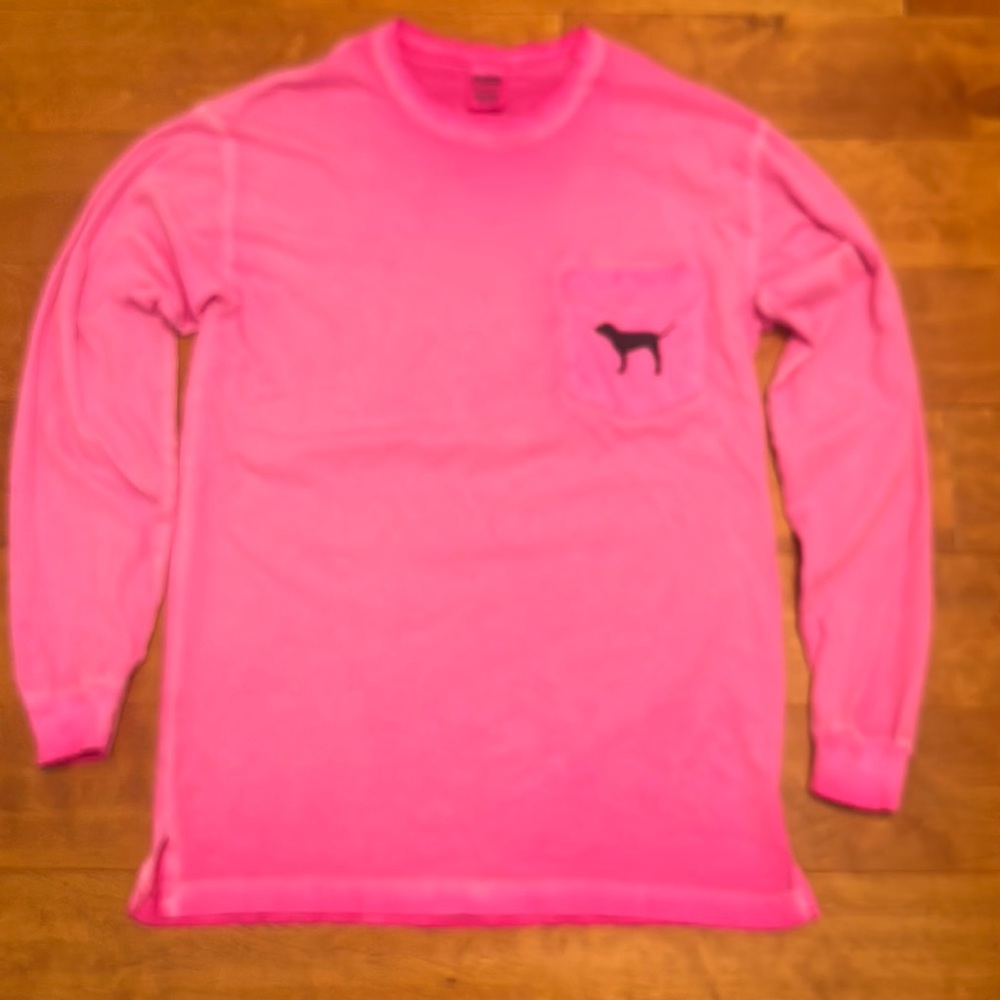 PINK long sleeve shirt.